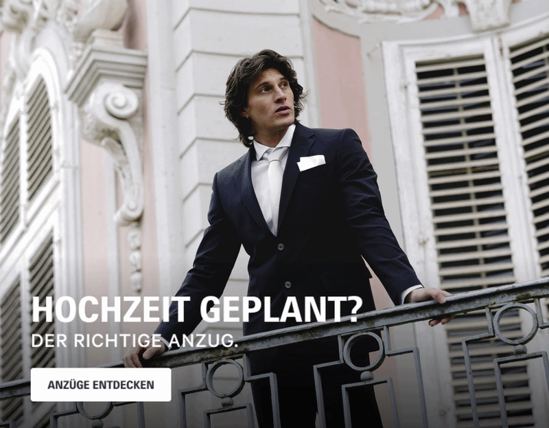 Hochzeit geplant? Der richtige Anzug.