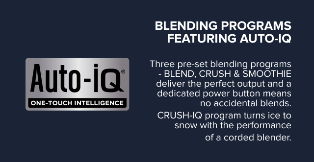 Blending programs featuring auto-iq