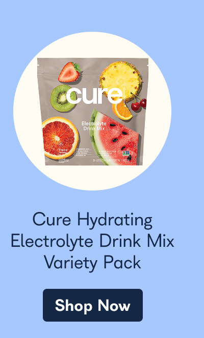 Cure Hydrating Electrolyte Drink Mix Variety Pack