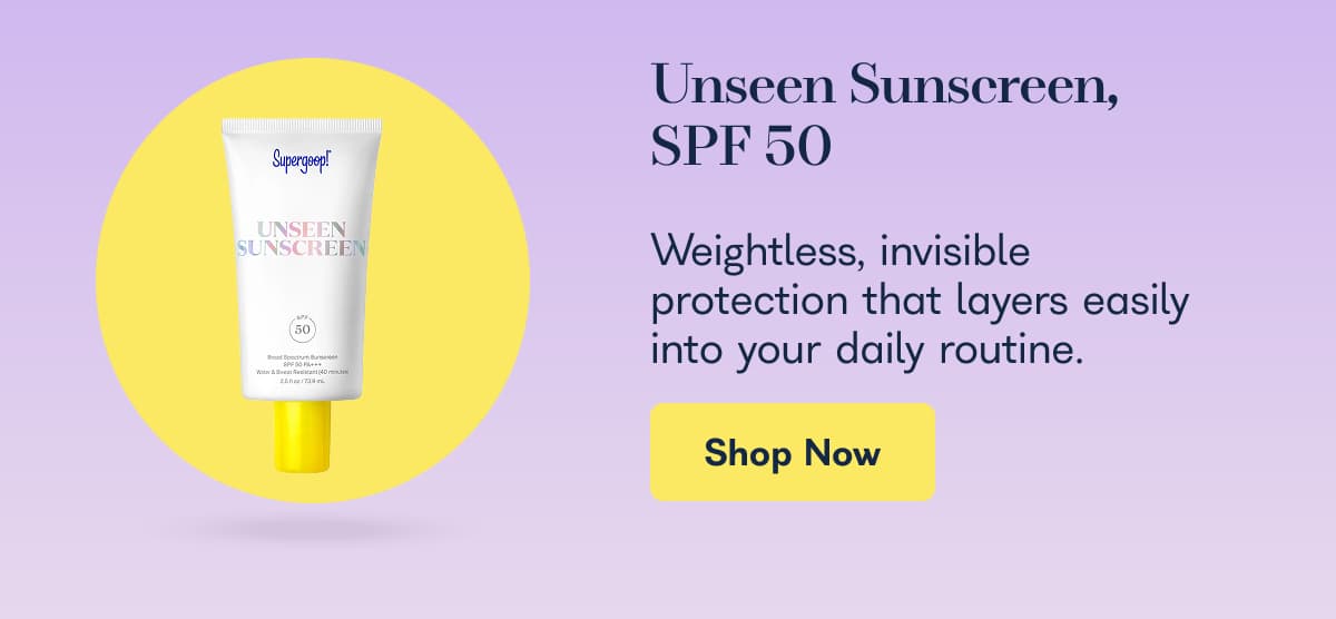 Unseen Sunscreen, SPF 50