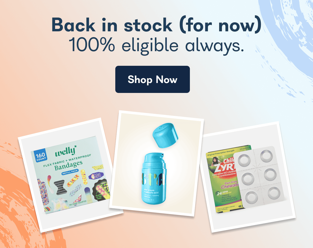 Back in stock (for now) 100% eligible always.