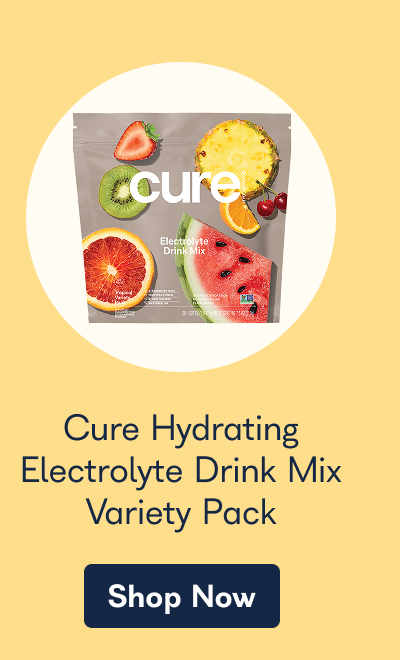 Cure Hydrating Electrolyte Drink Mix Variety Pack