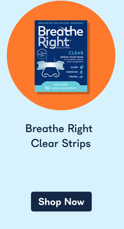 Breathe Right Clear Strips