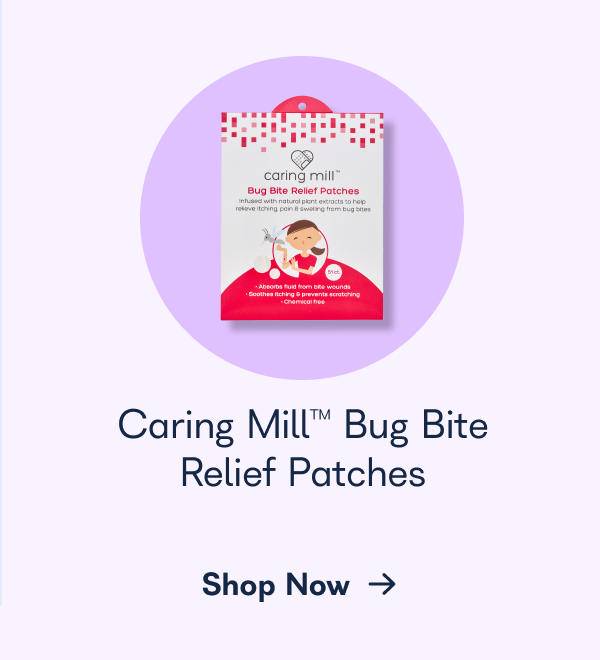 Caring Mill Bug Bite Relief Patches