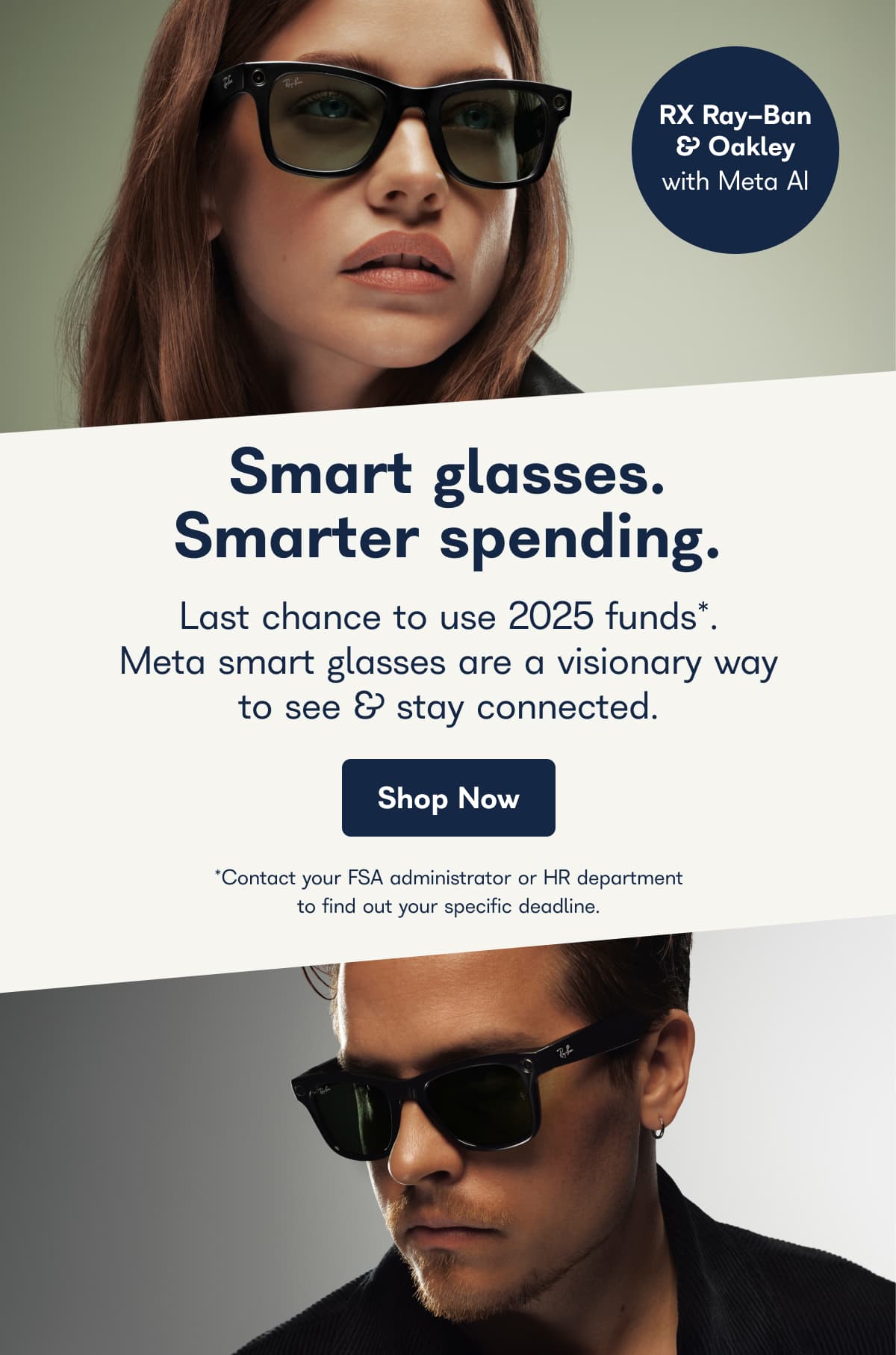 Smart glasses. Smarter spending. Shop now!