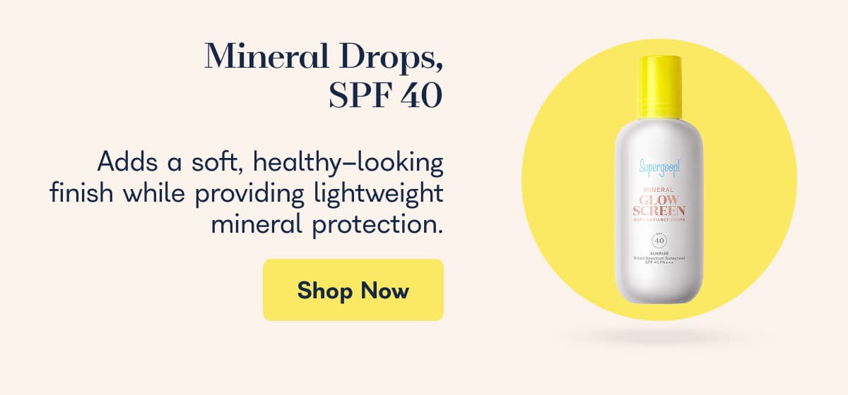 Mineral Drops, SPF 40