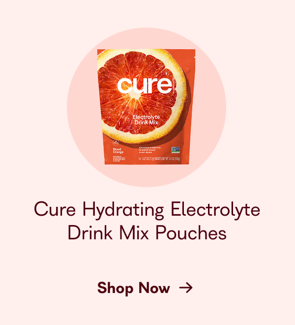 Cure Hydrating Electrolyte Drink Mix Pouches