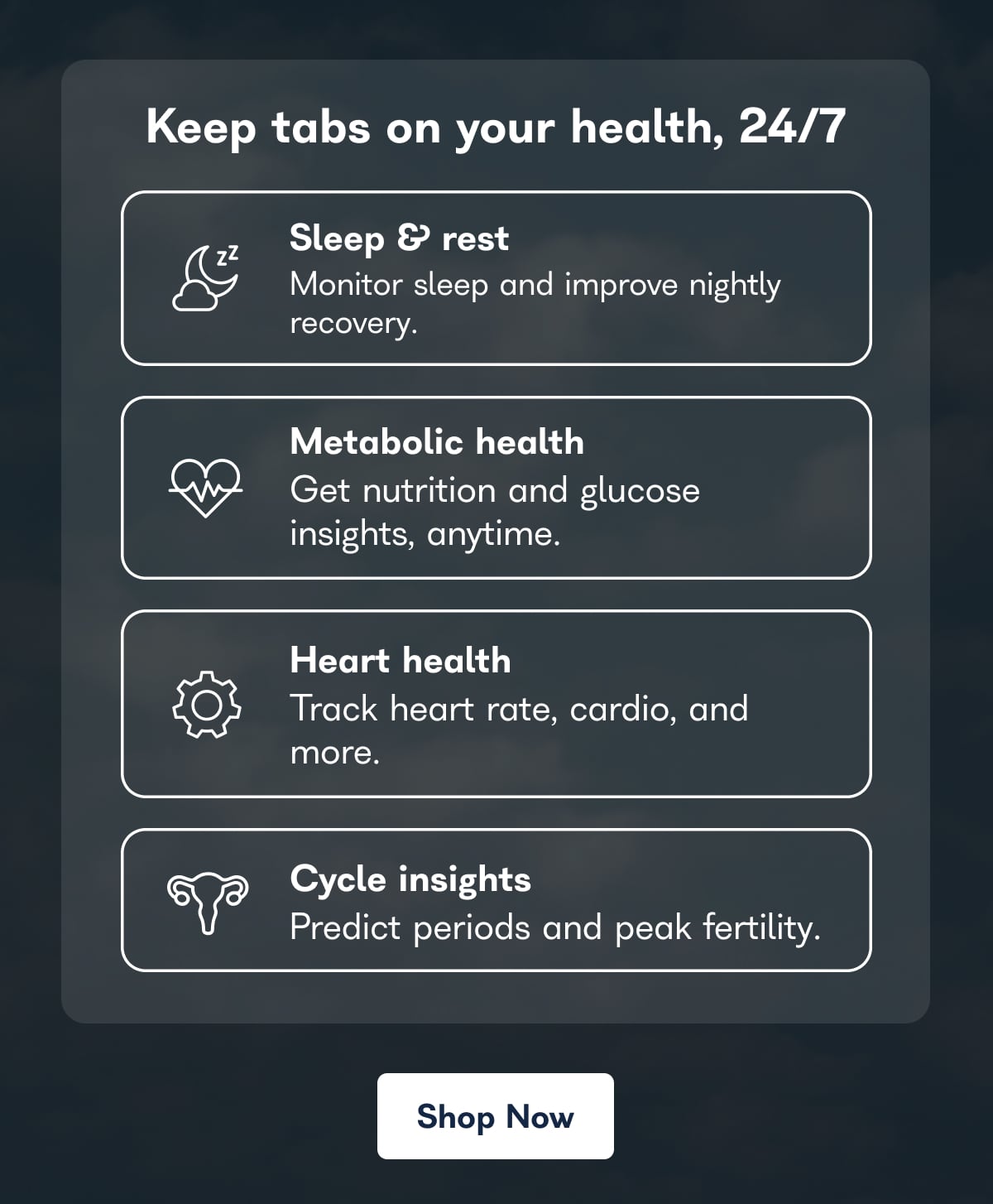 Keep tabs on your health, 24/7