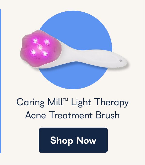 Caring Mill Light Therapy Acne Treatment Cleansing Brush