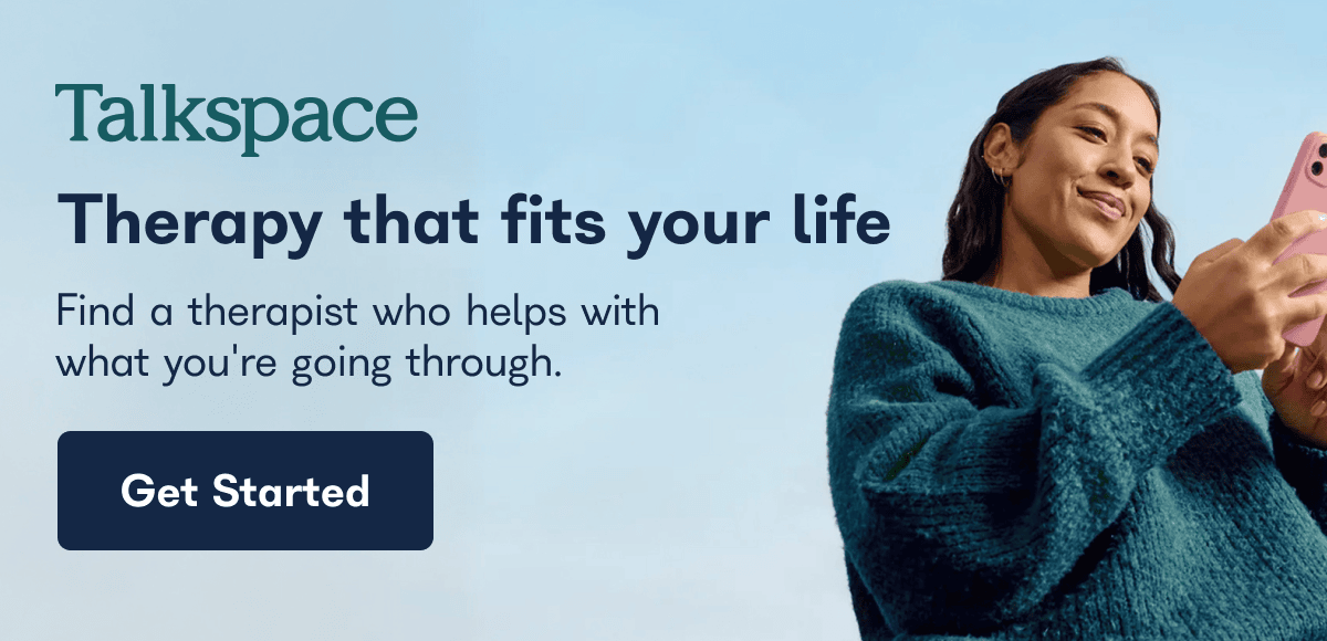 Talkspace Therapy that fits your life Find a therapist who helps with what you're going through. Get Started