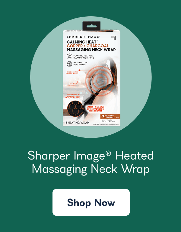 Sharper Image® Heated Massaging Neck Wrap