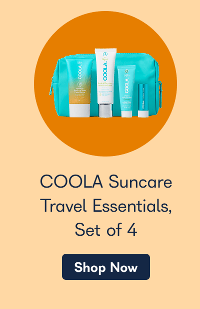 COOLA Suncare Travel Essentials, Set of 4