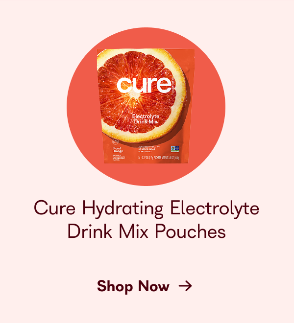 Cure Hydrating Electrolyte Drink Mix Pouches