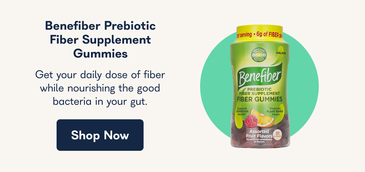 Benefiber Prebiotic Fiber Supplement Gummies