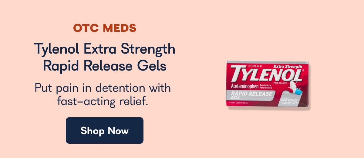 Tylenol Extra Strength Rapid Release Gels
