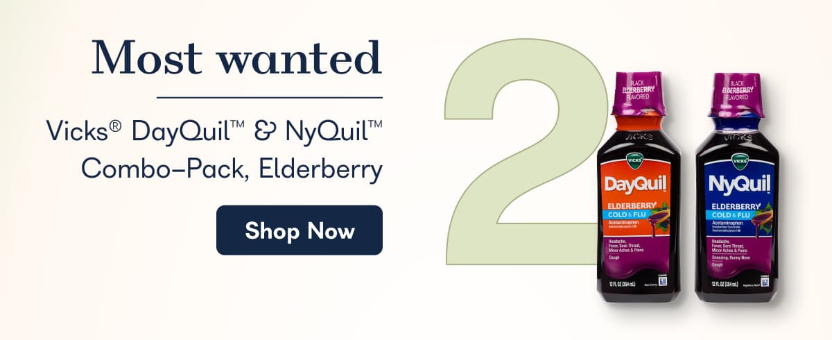 Most wanted Vicks DayQuil & NyQuil Combo Pack, Elderberry. - Shop Now