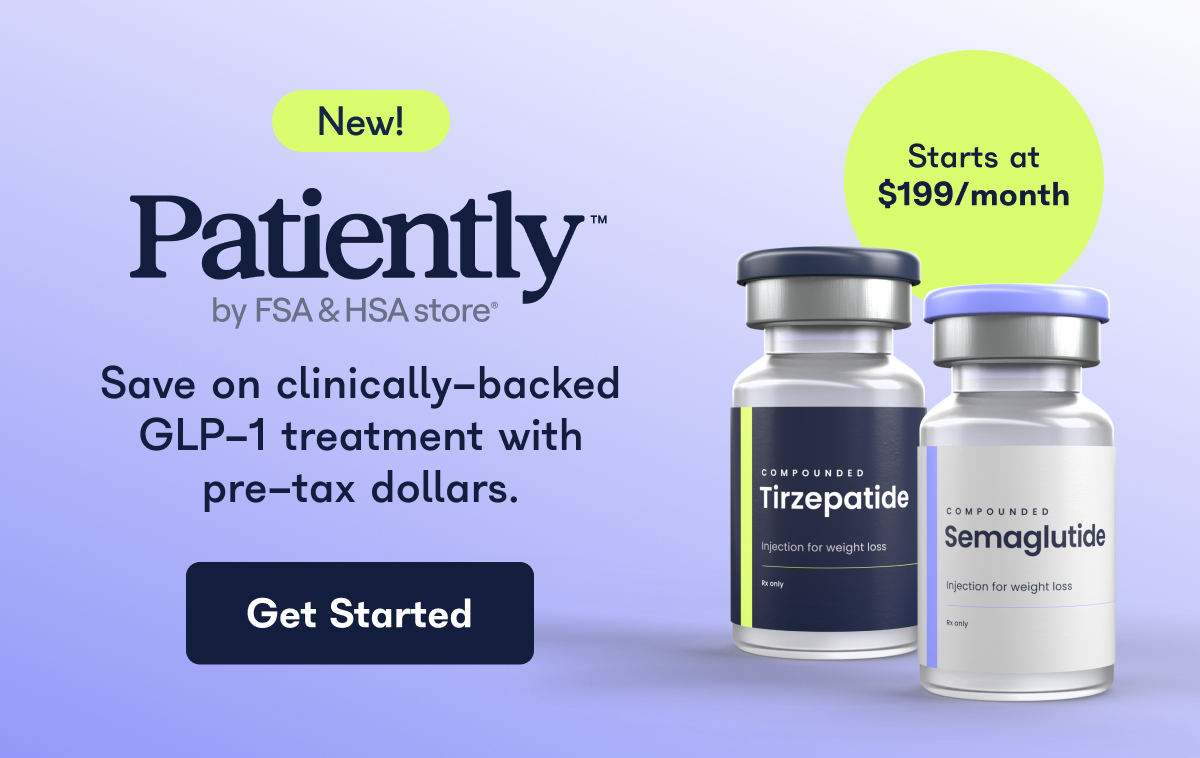 New! Patiently. Save on clinically-backed GLP-1 treatment with pre-tax dollars. 