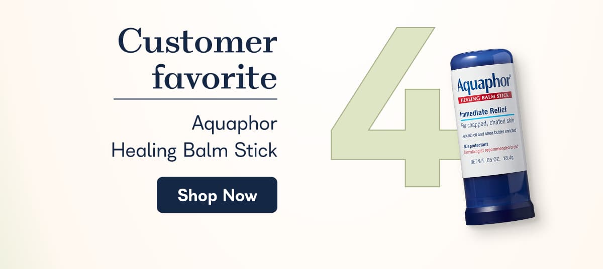 Customer favorite Aquaphor Healing Balm Stick. - Shop Now