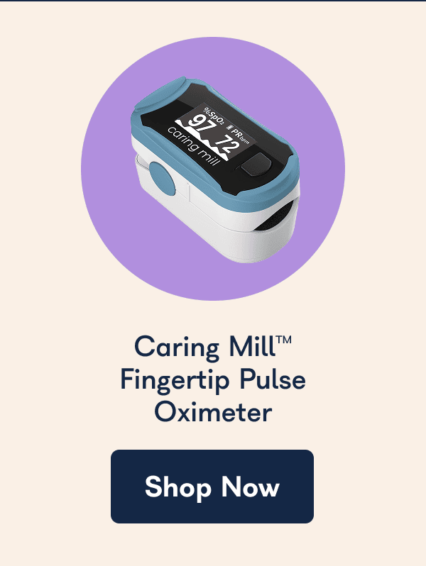 Caring Mill™ Fingertip Pulse Oximeter