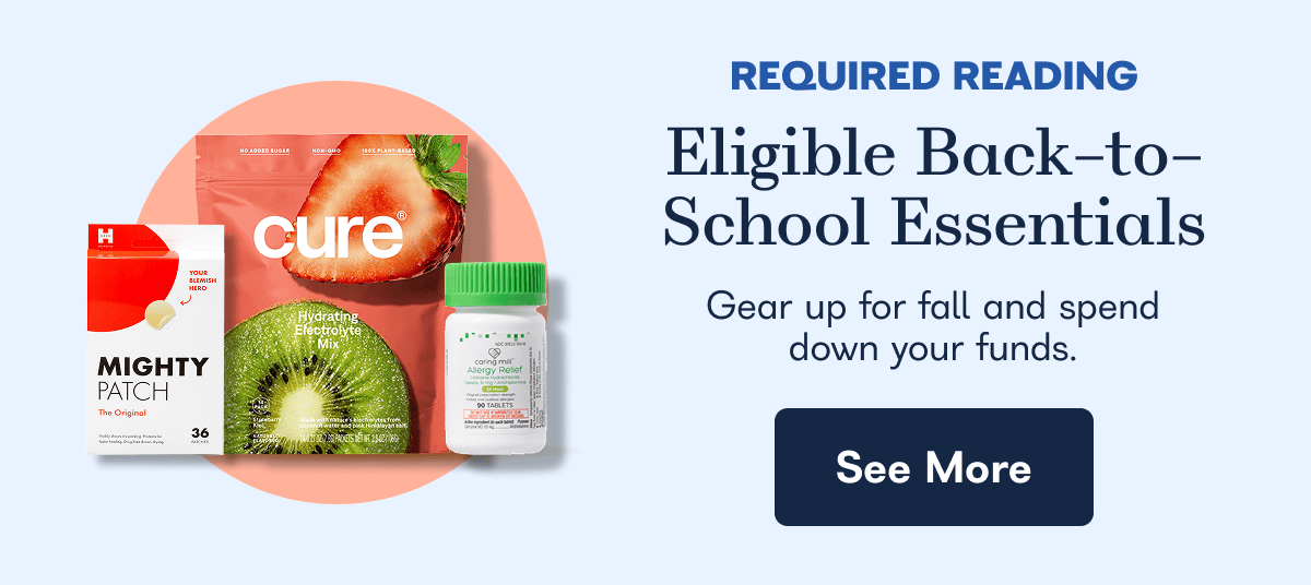 Eligible Back-to-School Essentials