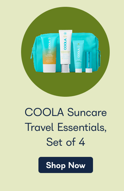 COOLA Suncare Travel Essentials, Set of 4