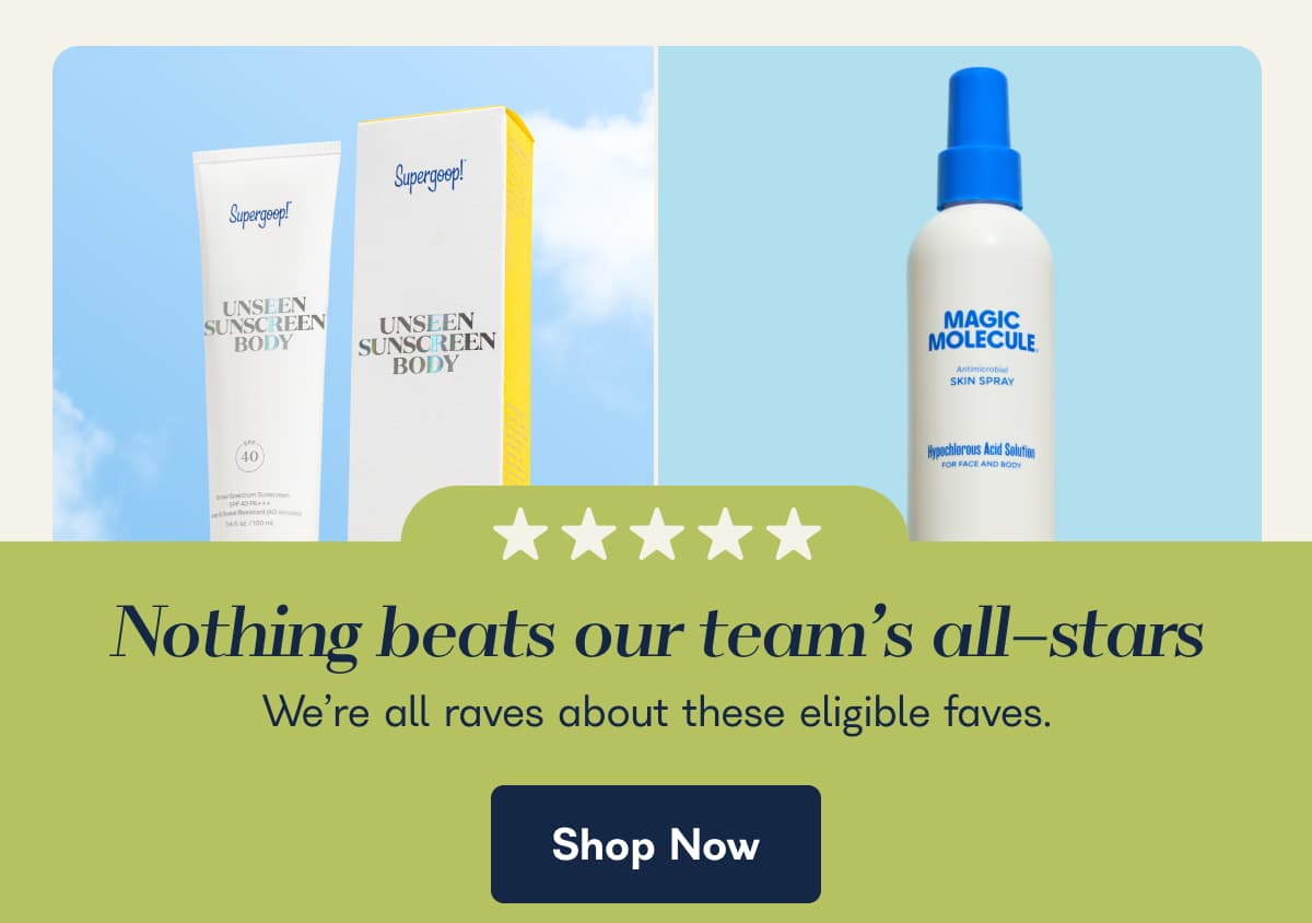 Nothing beats our team's all-stars We're all raves about these eligible faves.