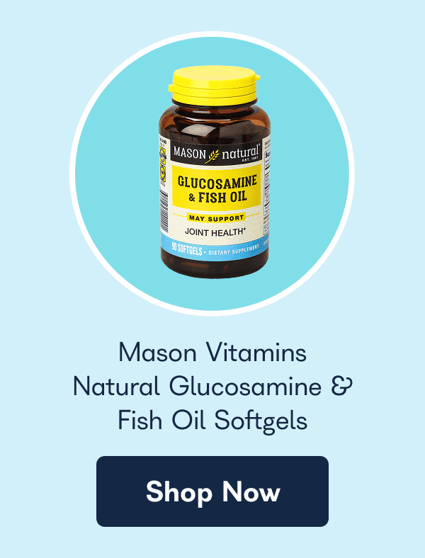 Mason Vitamins Natural Glucosamine g Fish Oil Softgels
