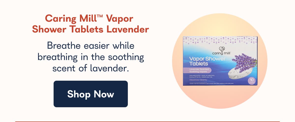 Caring Mill™ Vapor Shower Tablets Lavender