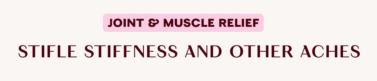 JOINT & MUSCLE RELIEF