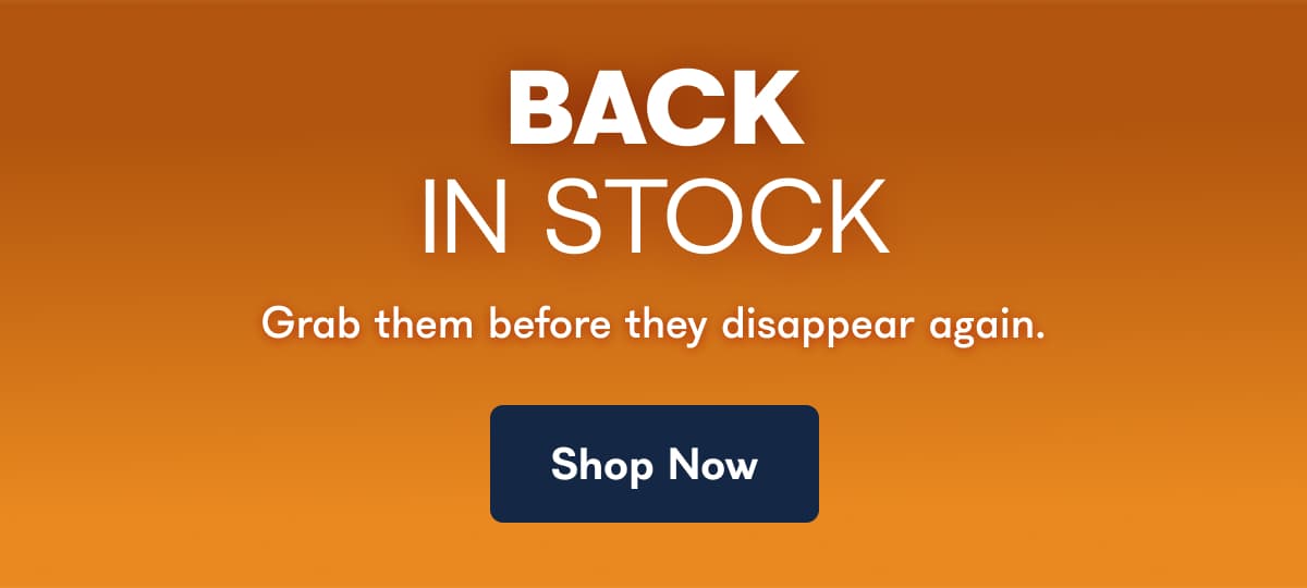BACK IN STOCK. Grab them before they disappear again. - Shop Now