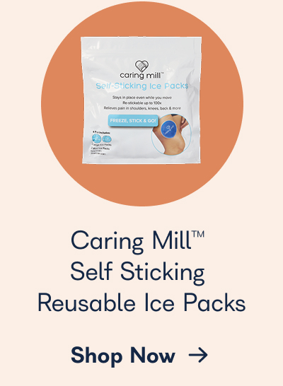 Caring Mill™ Self Sticking Reusable Ice Packs