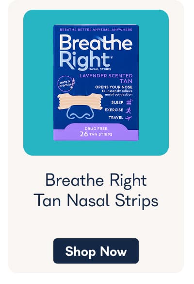 Breathe Right Tan Nasal Strips