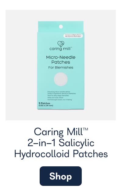 Caring Mill 2-in-1 Salicylic Hydrocolloid Patches. - Shop