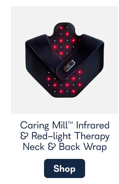Caring Mill™ Infrared & Red-light Therapy Neck & Back Wrap - Shop 