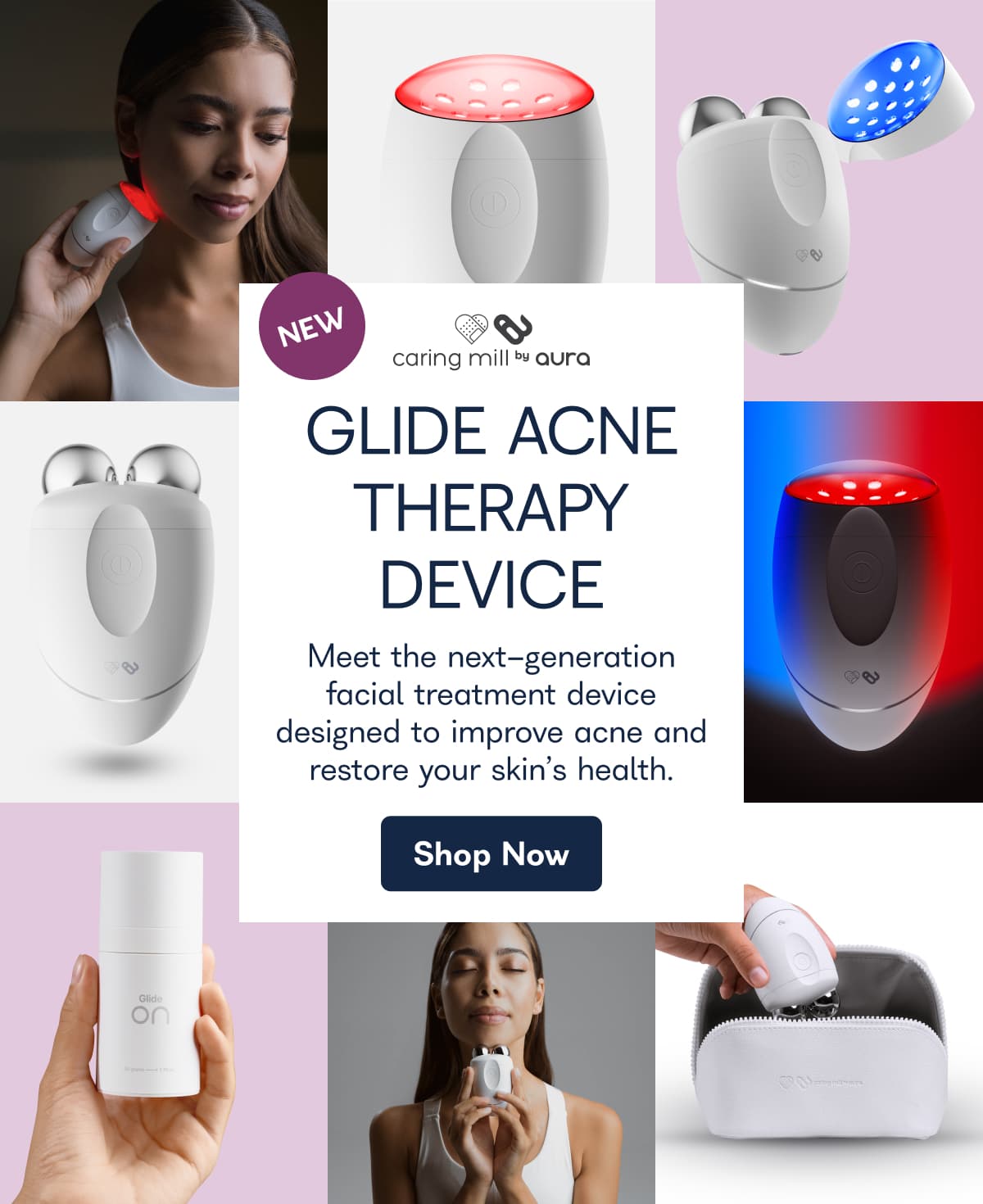 NEW Glide Acne Therapy Device - shop now!