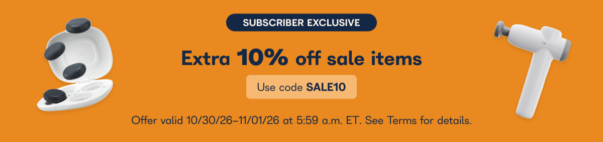 Extra 10% off sale items. Use code SALE10. Offer valid 10/30/26-11/01/26 at 5:59 a.m. ET. See Terms for details