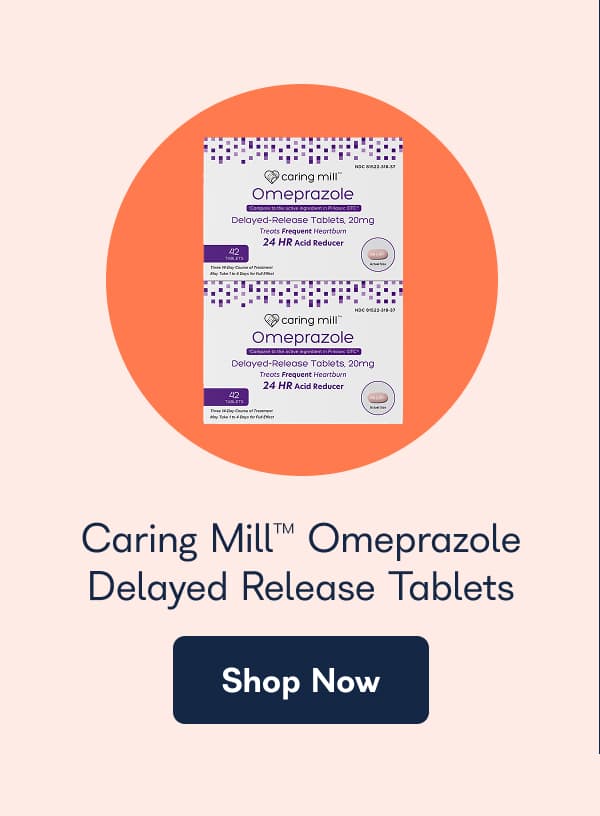 Caring Mill™ Omeprazole Delayed Release Tablets