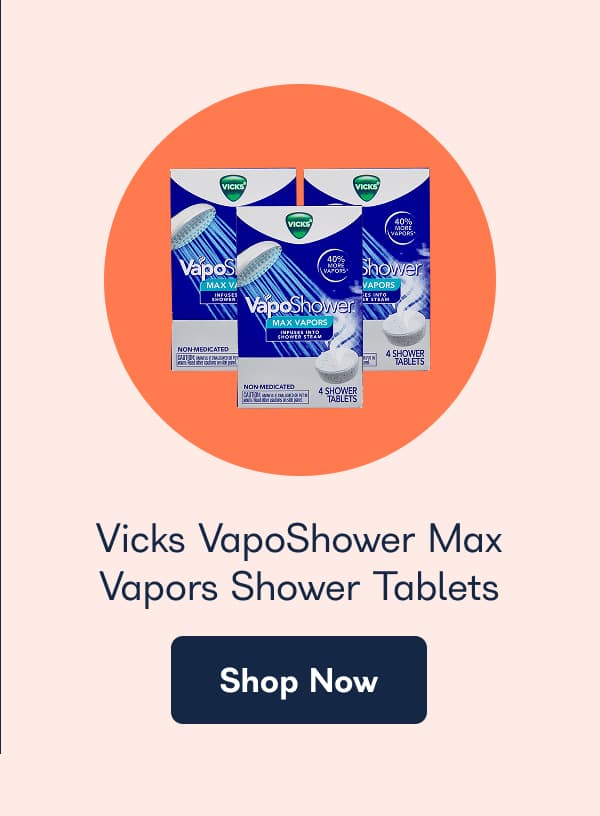 Vicks VapoShower Max Vapors Shower Tablets