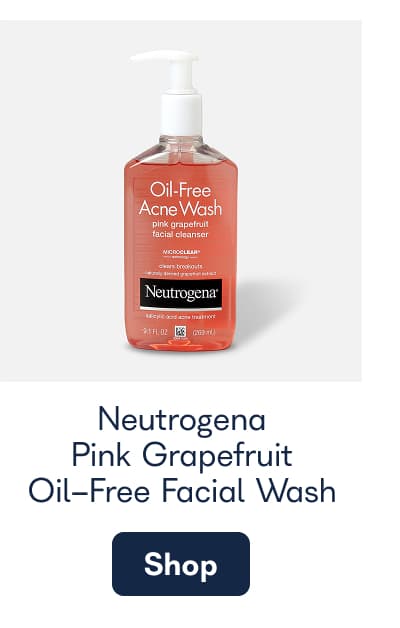 Neutrogena Pink Grapefruit Oil-Free Facial Wash. - Shop