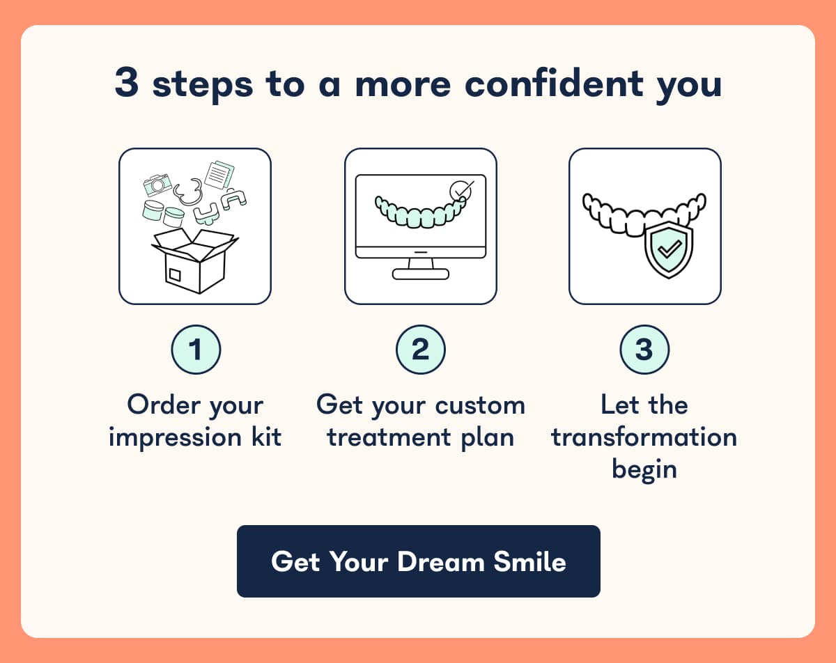 Three steps to a straighter smile from home