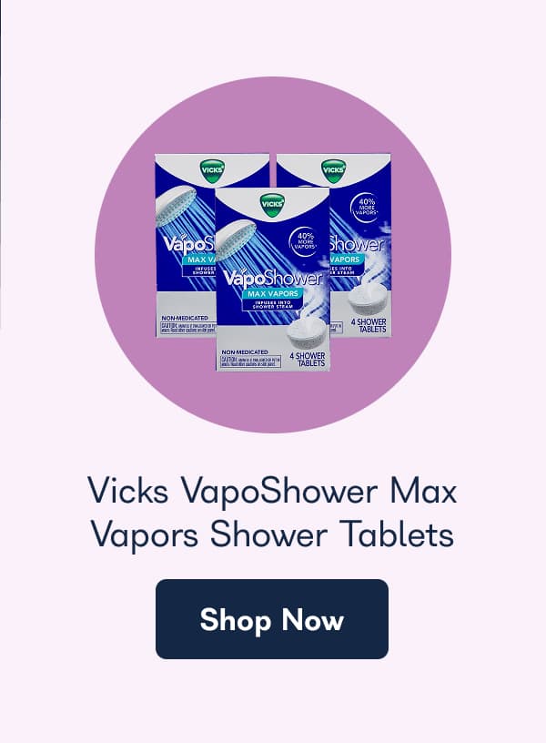 Vicks VapoShower Max Vapors Shower Tablets