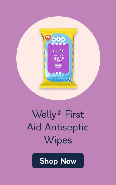 Welly® First Aid Antiseptic Wipes