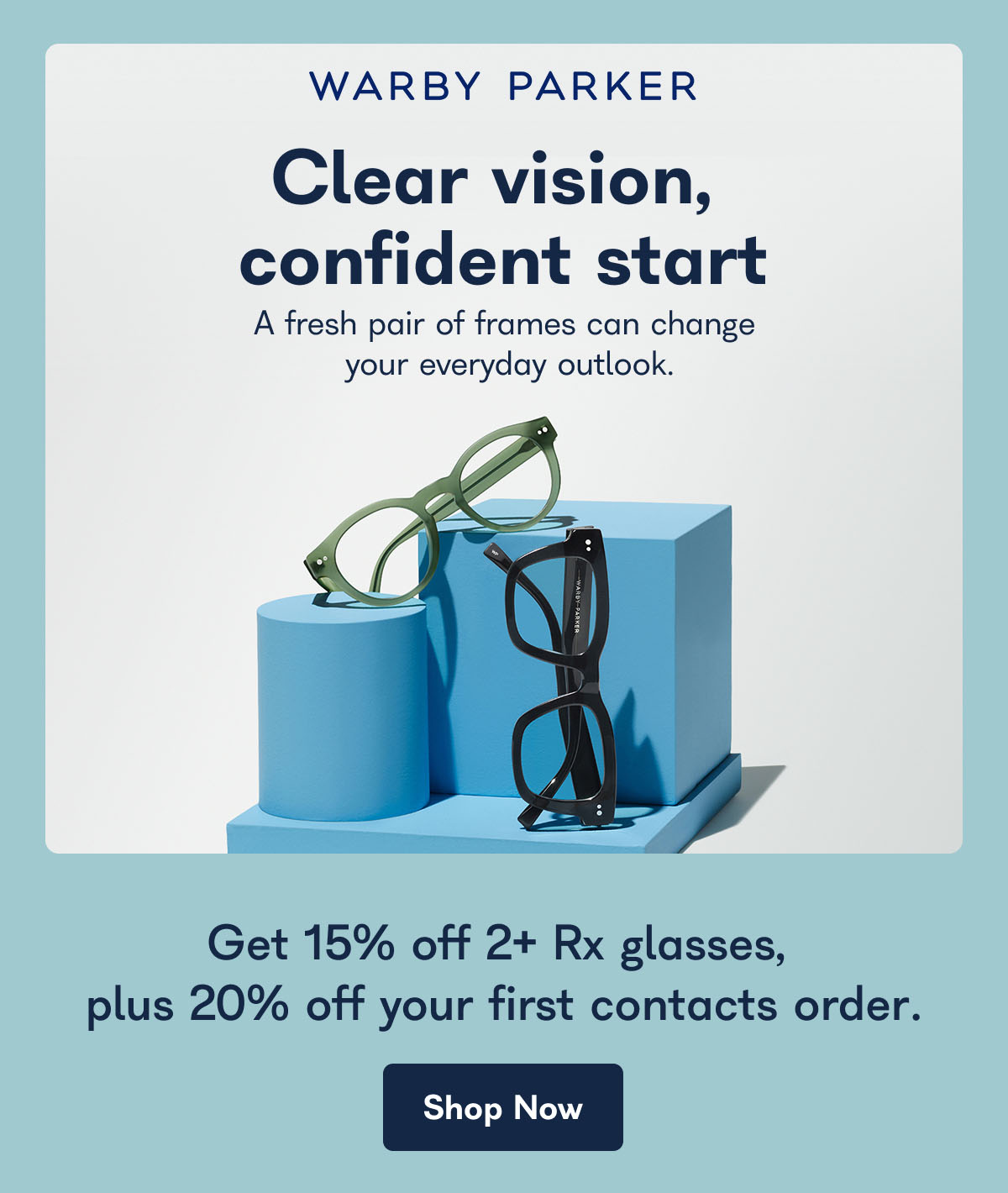 Clear vision, confident start
