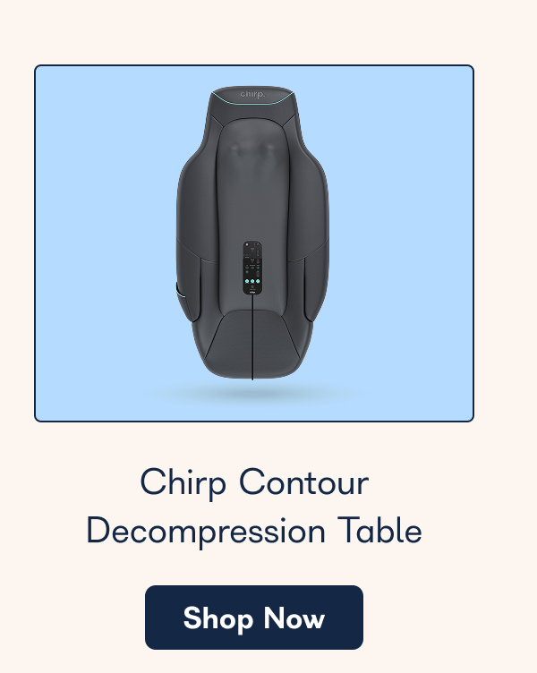 Chirp Contour Decompression Table Shop Now