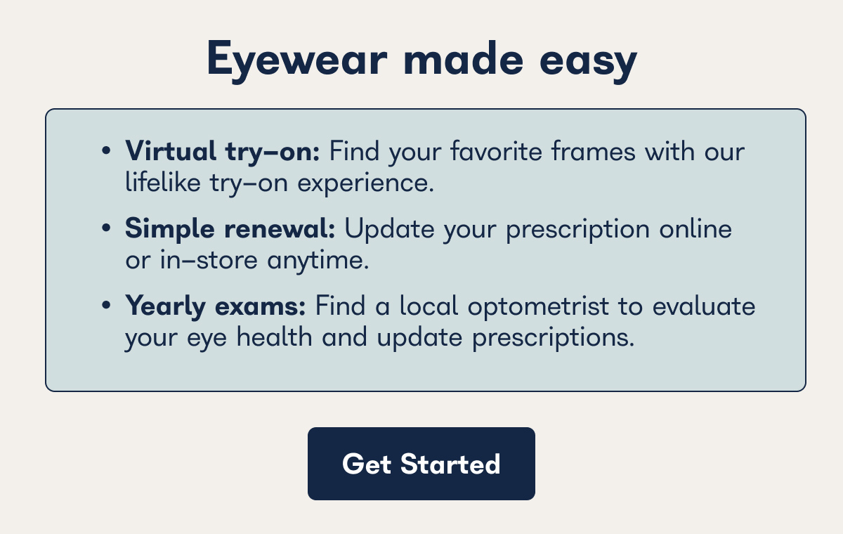 Eyewear made easy