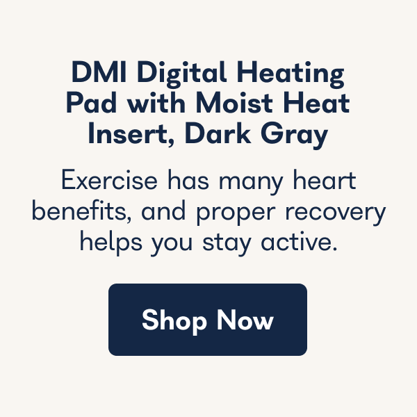 DMI Digital Heating Pad with Moist Heat Insert, Dark Gray