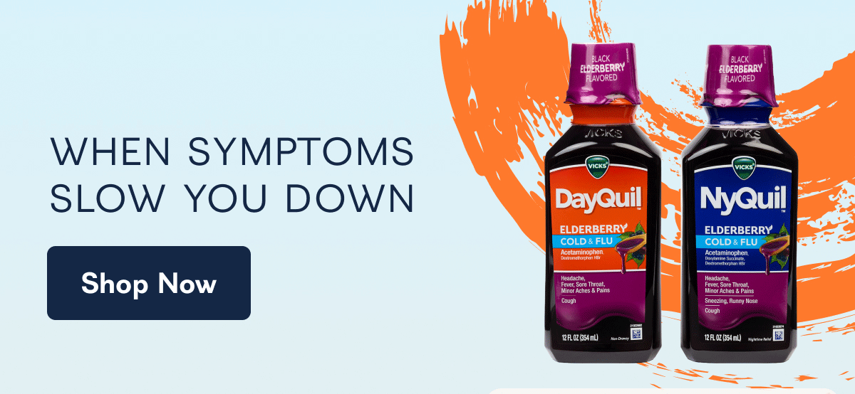 Vicks DayQuit & NyQuit Cold & Flu Combo-Pack, Elderberry