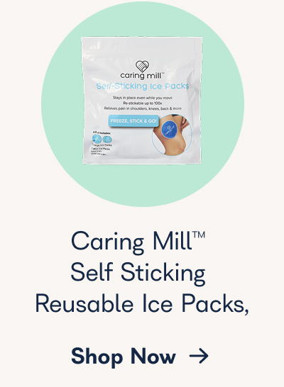 Caring Mill™ Self Sticking Reusable Ice Packs,