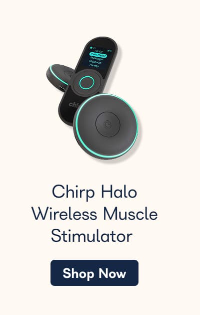 Chirp Halo Wireless Muscle Stimulator. - Shop Now