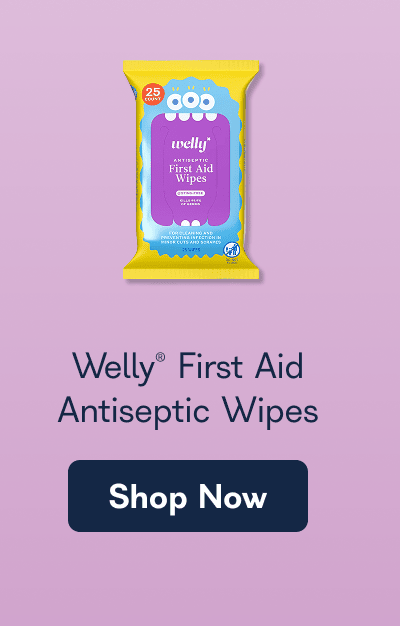 Welly® First Aid Antiseptic Wipes